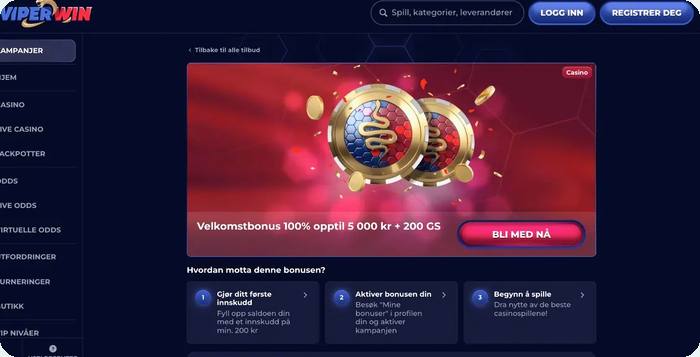 ViperWin - bonusen i praksis